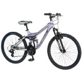 Mongoose Girl’s Maxim Full Suspension Bicycle (24-Inch)