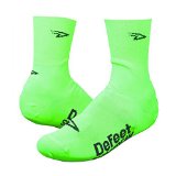 Defeet SLIPSTREAM 4″ Double Layer Cuff Socks, Small/Medium, Hi-Vis Green