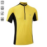 Tenn Mens Coolflo S/S Cycling Jersey – Yellow/Black – XL