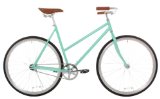 Vilano Women’s Classic Urban Commuter Single Speed Bike Fixie Style City Mint Pearl Road Bicycle, 22″/Medium