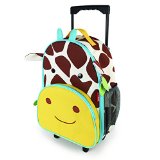 Skip Hop Zoo Kids Rolling Luggage, Giraffe