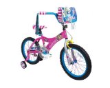 Dynacraft 8093-41TJ Fair Tale High Girls Cinderella Bike, 18-Inch, Pink/Blue/White