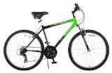 Titan Trail 21-speed Suspension Men’s Mountain Bike, 18-Inch Frame, Green and Black