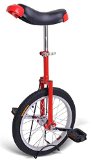 Kobe Unicycle with Aluminum Wheel Rim 24″ Red