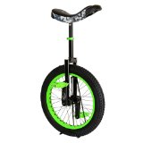 Koxx Fluo Trials Unicycle, Green, 12.7cm/20-Inch