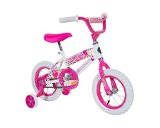 Magna Girls 12″ Sweet Heart Bike, Small, White/Pink