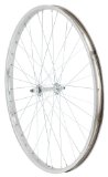 Avenir Cruiser 36H Nutted Front Wheel (Silver, 26 x 1.75-Inch)