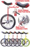 18 inch Wheel Unicycle Red