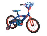 Huffy Bicycle Company Number 21965 Marvel Spider-Man Bike, Metallic Blue/Web Red, 16-Inch