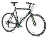 GMC Denali Flat Bar Road Bike, 700c Small, Black/GreenStyle–700c Small