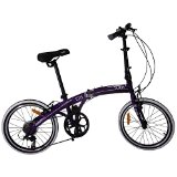 Sueh Q3 Folding Bike 7 Speed 20 Inch Foldable Bicycle