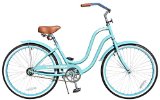 Fito Women’s Verona Sport 1-Speed 26-Inch Wheel Beach Cruiser Bike, Sky Blue