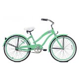 Micargi Rover Beach Cruiser Bike, Mint Green, 24-Inch