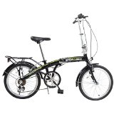 Stowabike 20″ Pro Alloy Folding Compact City Road Bike 6 Speed Shimano Bicycle