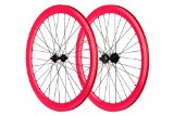 Pure Fix Cycles Wheelset, 40mm/700C, Pink