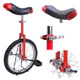 AW Red 18″ Inch Wheel Unicycle Leakproof Butyl Tire Wheel Cycling Outdoor Sports Fitness Exercise Health