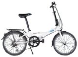 Ford by Dahon Moun 7 Speed Folding Bike, 20″/38″, White